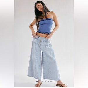 NWT FREE PEOPLE WE TNE FREE BLOSSOM PULL ON JEANS